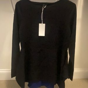 COS Blue Peplum Sweater